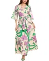 Juan De Dios Teresa Wrap Dress In Purple