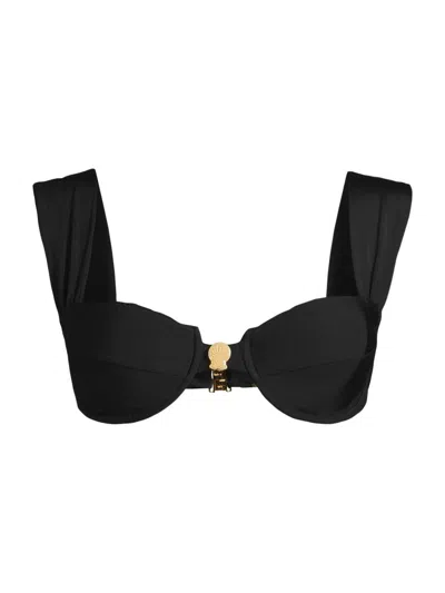 Juan De Dios Women's Sabina Underwire Bikini Top In Black