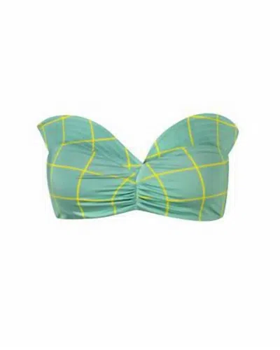 Juan De Dios Women's Victoria Top In Army / Green Squares