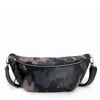 Juan-jo Men's Sling Leather Bag - Camouflage Large Waist Bag