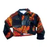 Juan Vg Men's Blue / Yellow / Red Mix Jacket In Multi