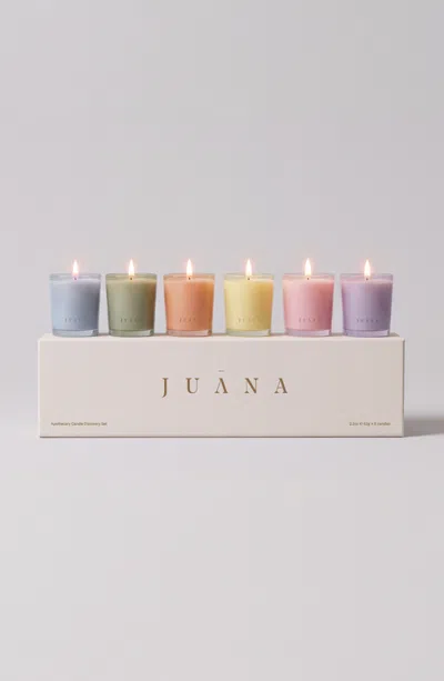 Juana Apothecary Coco-apricot Non-toxic Candle Set In Discovery Set