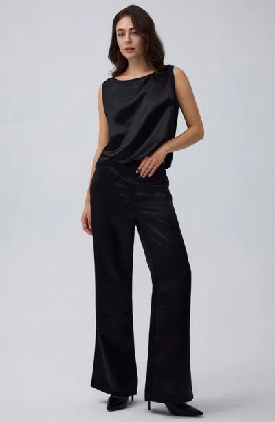 Juana Aven Wide Leg Pants In Black