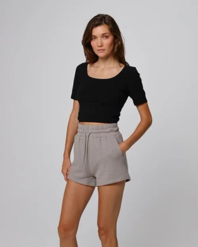 Juana Hemp Essentials Fleece Shorts In Blue
