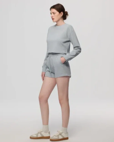 Juana Hemp Essentials French Terry Shorts In Blue