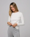 Juana Hemp Essentials Long Sleeve Tee In White
