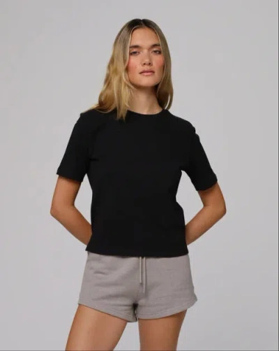 Juana Hemp Essentials Short Sleeve Tee In Black