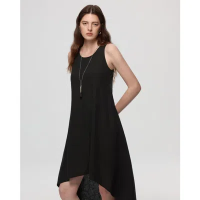 Juana Hemp High Low Dress In Black