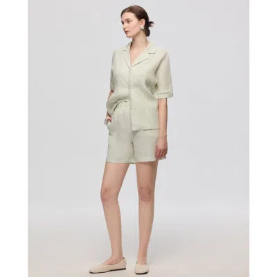 Juana Hemp Pull-on Shorts In Light Mint