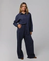 Juana Lyricist High Rise Pull-on Pants In Blue