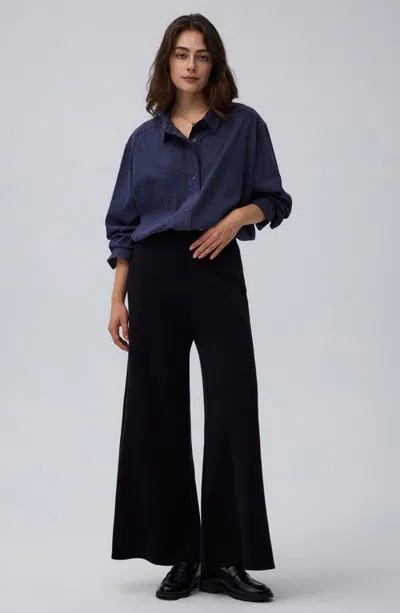 Juana Mid-rise Cropped Pants In Black