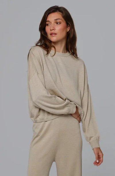 Juana Nilo Knitted Crewneck In Beige