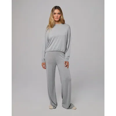Juana Nilo Knitted Pull-on Pants In Gray