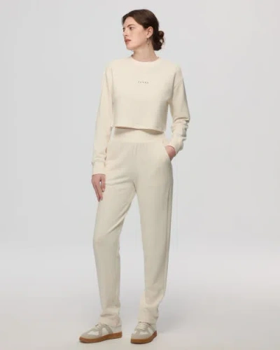 Juana Off Hours Natural Mid Rise Joggers In Neutral