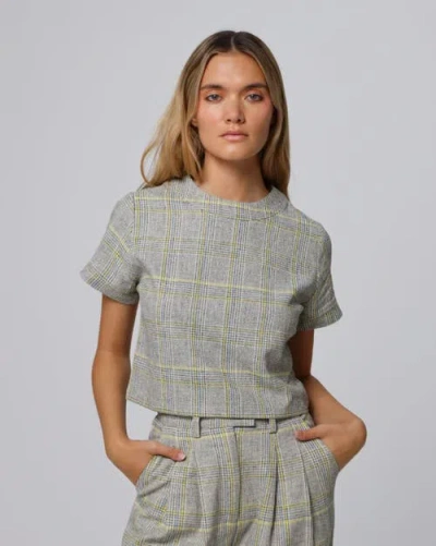 Juana Plaid Theory Top In Green