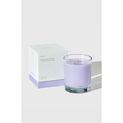 Juana Sandalwood + Hashish Coco-apricot Non-toxic Candle In Purple