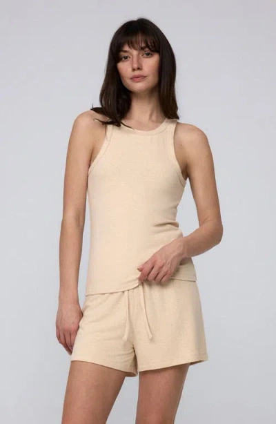 Juana Selene Lounge Shorts In Tan