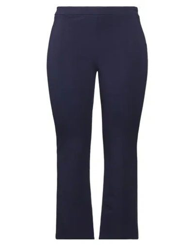Jucca 365 Woman Pants Navy Size 8 Viscose, Polyamide, Elastane In Navy Blue