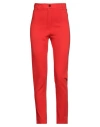 Jucca 365 Woman Pants Red Size 6 Viscose, Polyamide, Elastane In Red