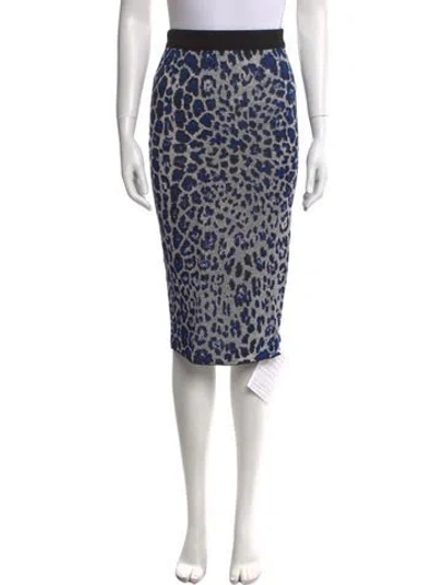 Pre-owned Jucca Animal Print Knee-length Skirt