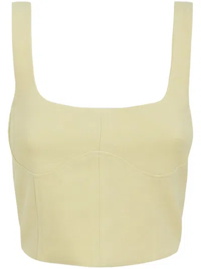 Jucca Bustier-style Top In Neutrals