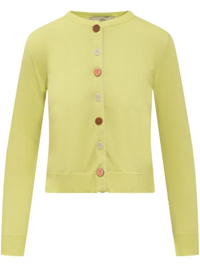 Jucca Cotton Cardigan In Green