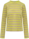 Jucca Striped Longsleeves In Green