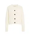 Jucca Classic V-neck Knit Cardigan With Ribbed Finish In Multi