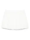 Jucca Thigh-length Cotton Mini Skirt With Flared Hem