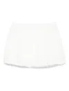 Jucca Thigh-length Cotton Mini Skirt With Flared Hem