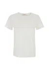 Jucca White Solid Crew Neck T-shirt In White