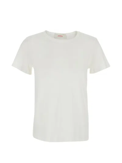 Jucca Crew-neck T-shirt In White