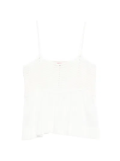 Jucca 크로셰 탑 In White