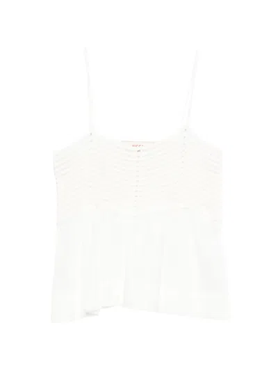 Jucca Crochet Top In White