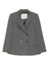 Jucca Double-breasted Suit In Gray