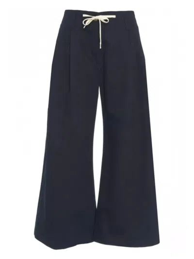 Jucca Drawstring Trousers In Blue
