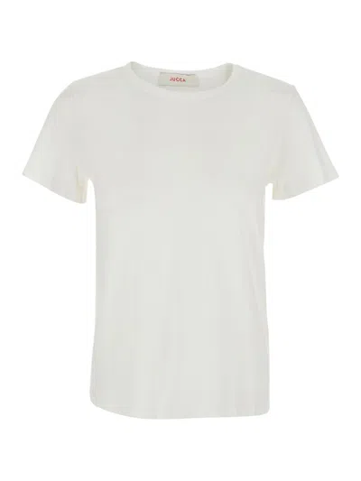 Jucca Effortless Charm T-shirt In White