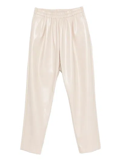 Jucca Elastic-waist Trousers In Neutral