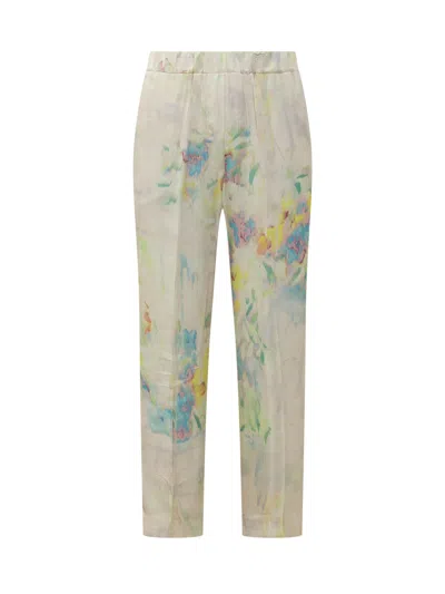 Jucca Fluid Trousers In White