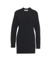Jucca High-neck Black Knitwear Sweater With Ribbed Detailing In Black