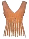 JUCCA JUCCA KNIT TANK TOP CLOTHING