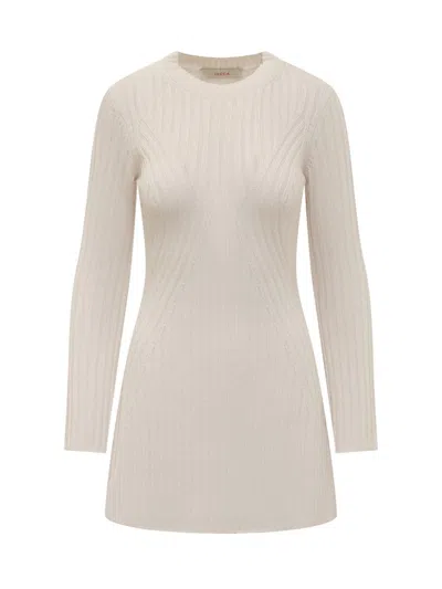 Jucca Knitted Dress In White