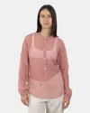 Jucca Korean Shirt  In Striped Muslin - 1612 Tamarindo