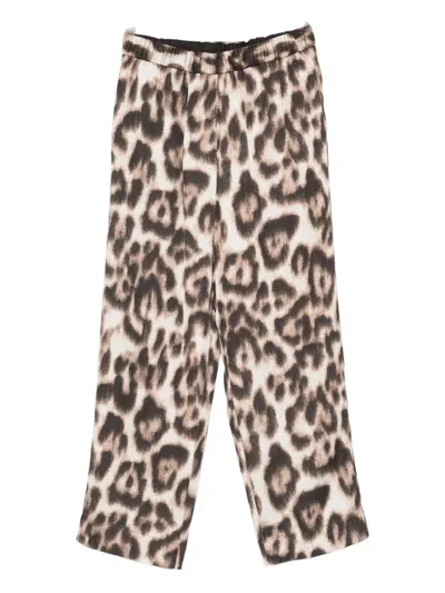 Jucca Leopard-printed Pants In Animal Print