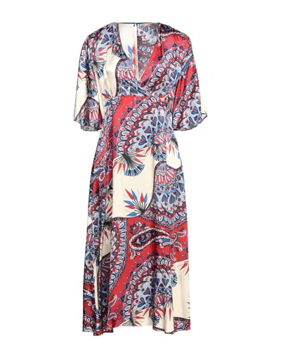 Jucca Midi Dresses In Red