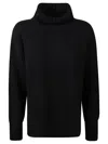Jucca Oversized Turtleneck Jumper In Black