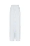 Jucca Pastel Light Blue Acetate Blend Pants In 090