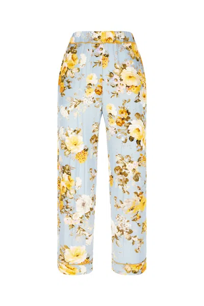 Jucca Printed Viscose Pants In 1798