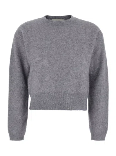 Jucca Racoon Round Neck Pull In Grey