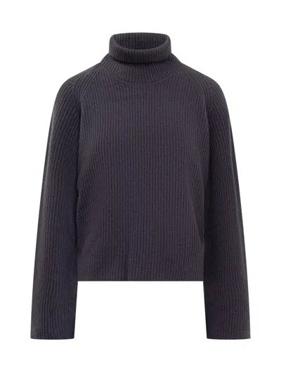 Jucca Turtleneck Sweater In Blue